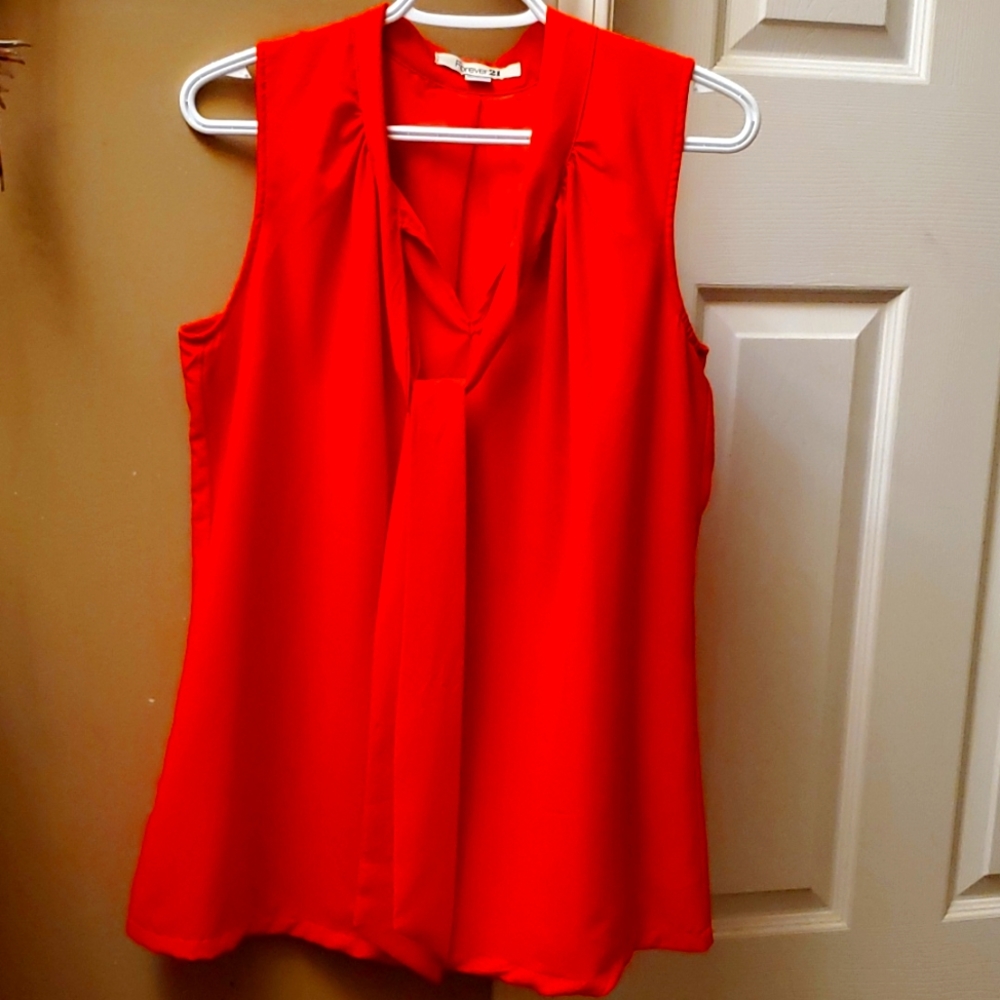 Womens forever 21 sheer blouse tank